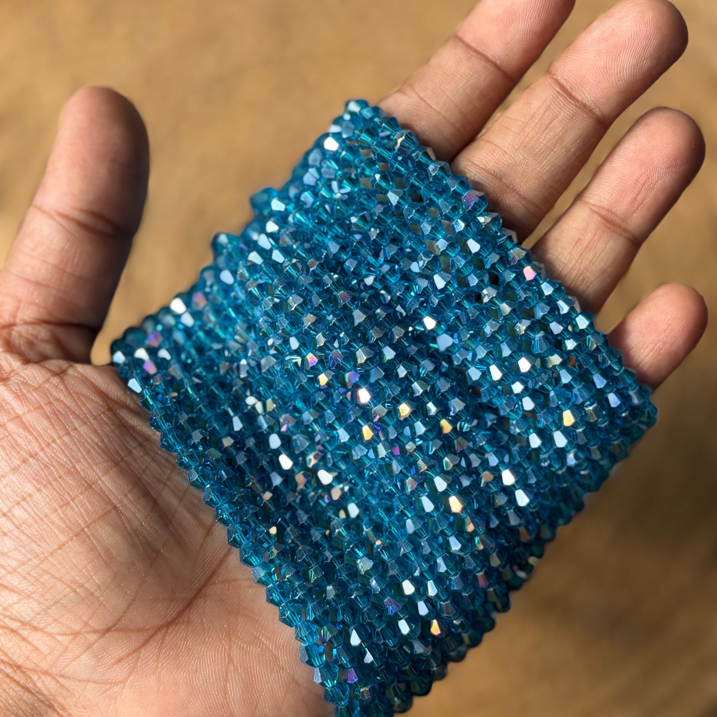 Faceted Diamond Cut Crystal Beads