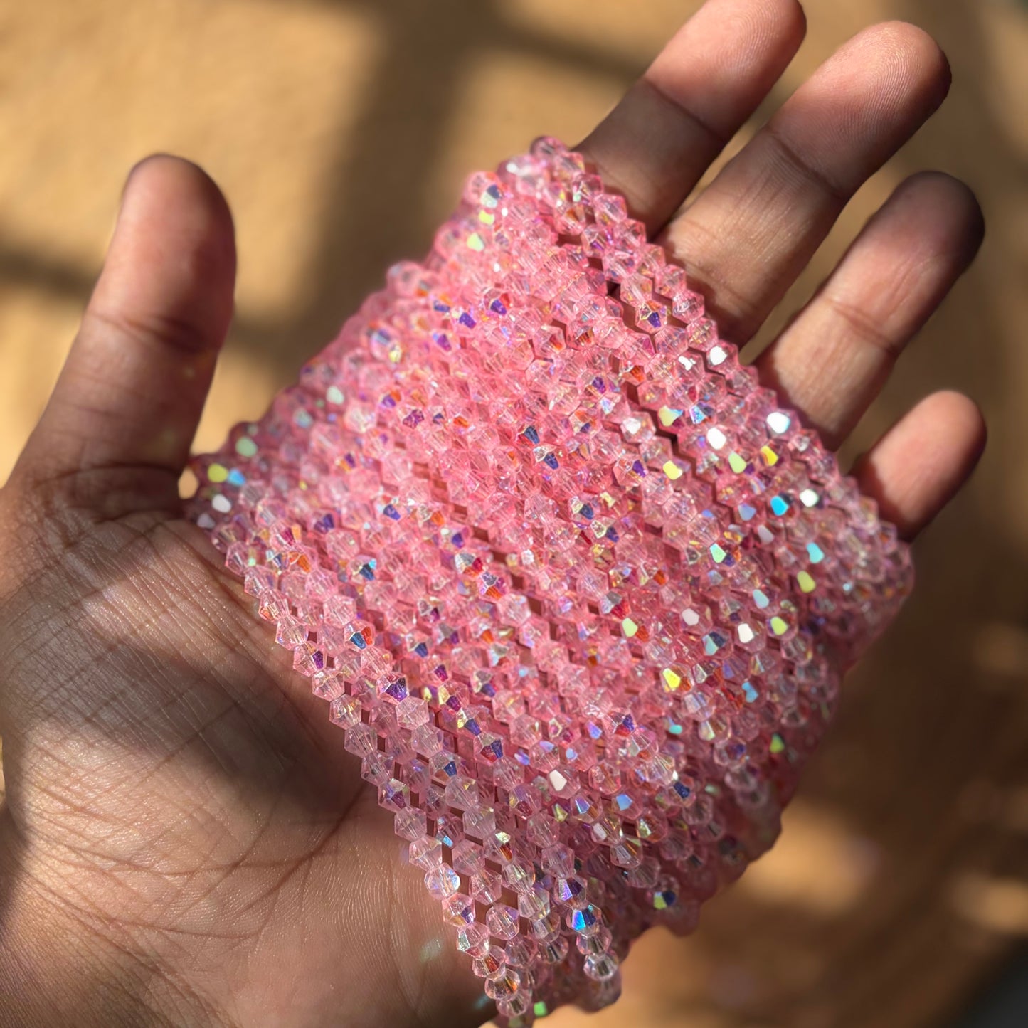 Faceted Diamond Cut Crystal Beads