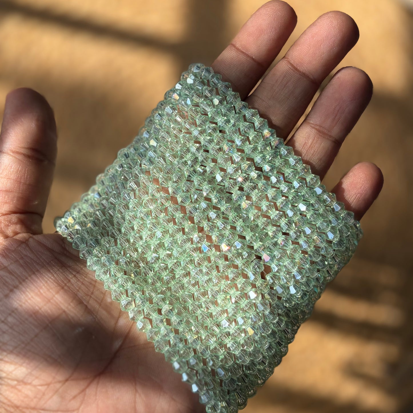 Faceted Diamond Cut Crystal Beads