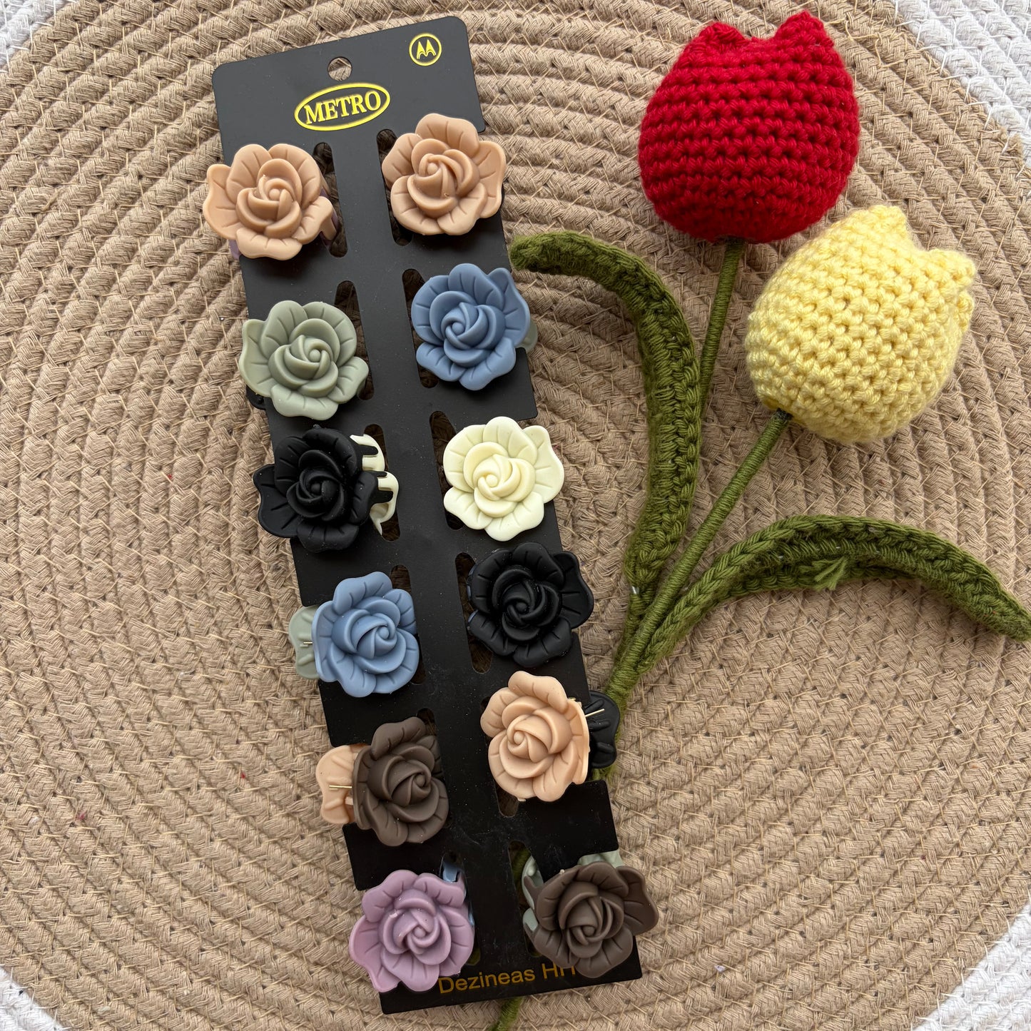 Double Sided Rose Claws (12 Pieces)