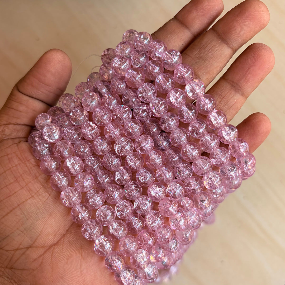 Crackle Beads 8mm (95 beads Apx)