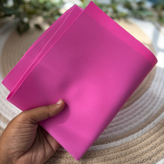 Foamiran Sheet (33* 30cm) Size- 0.8 / Pink
