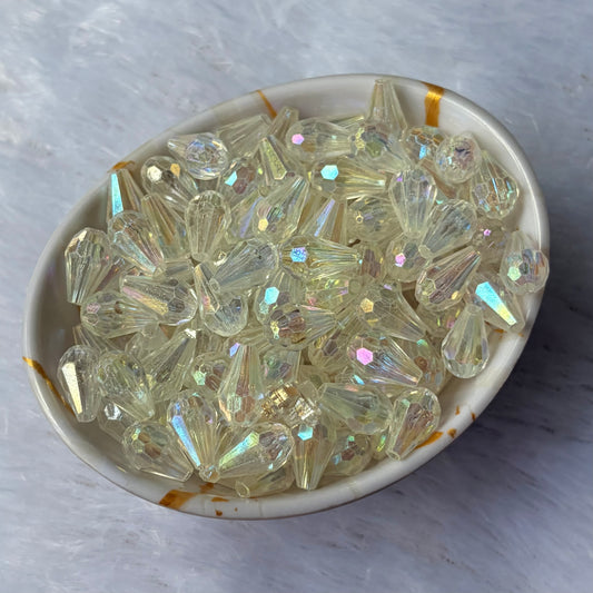 Acrylic Crystal Drop Beads (10 Grams)