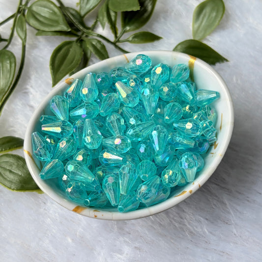 Acrylic Crystal Drop Beads (10 Grams)