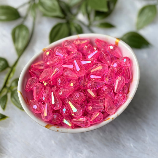 Acrylic Crystal Drop Beads (10 Grams)