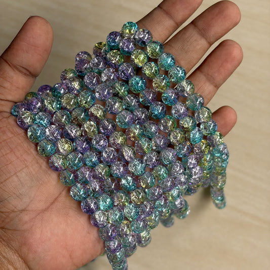Crackle Beads 8mm (95 beads Apx)