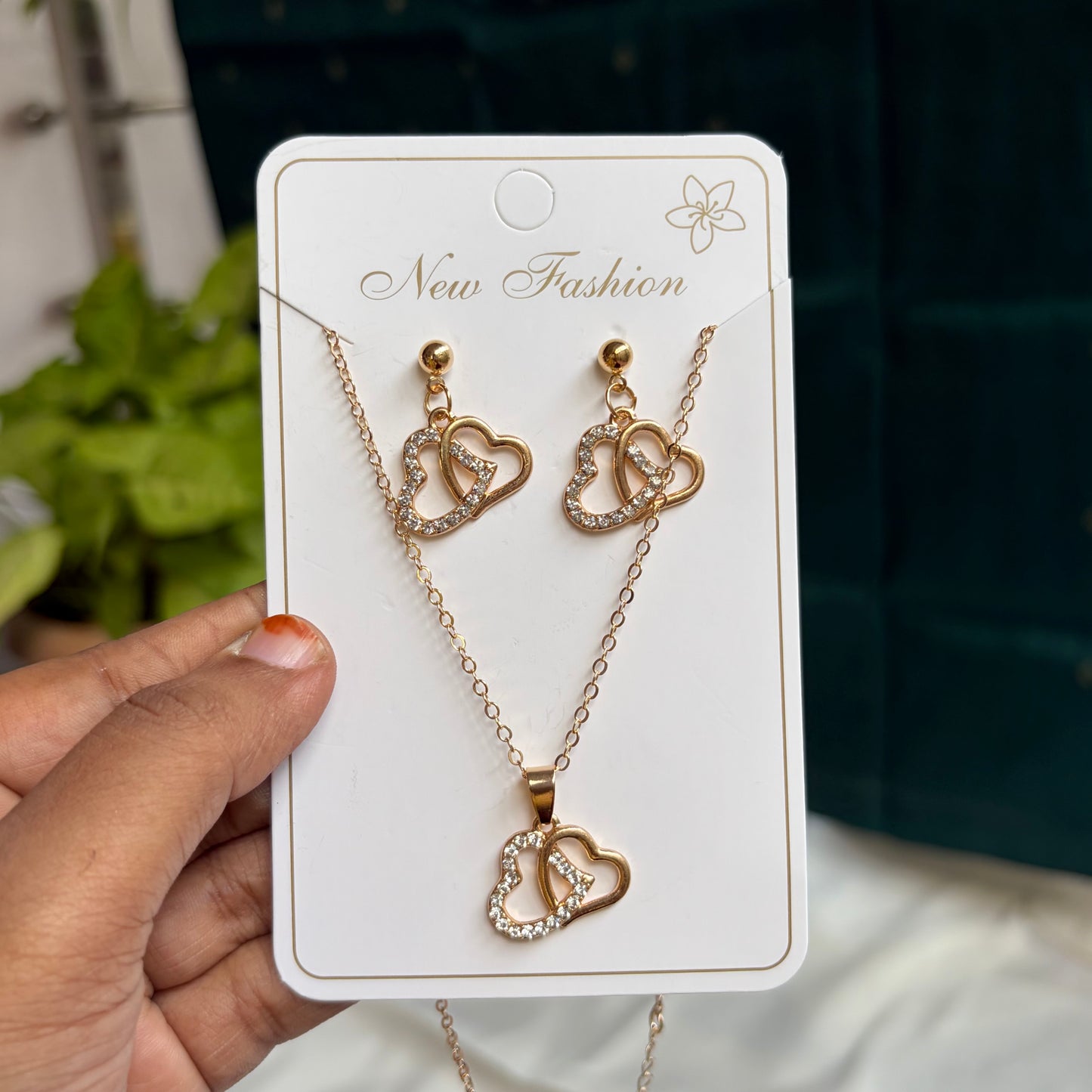 Minimal Chain + Earrings