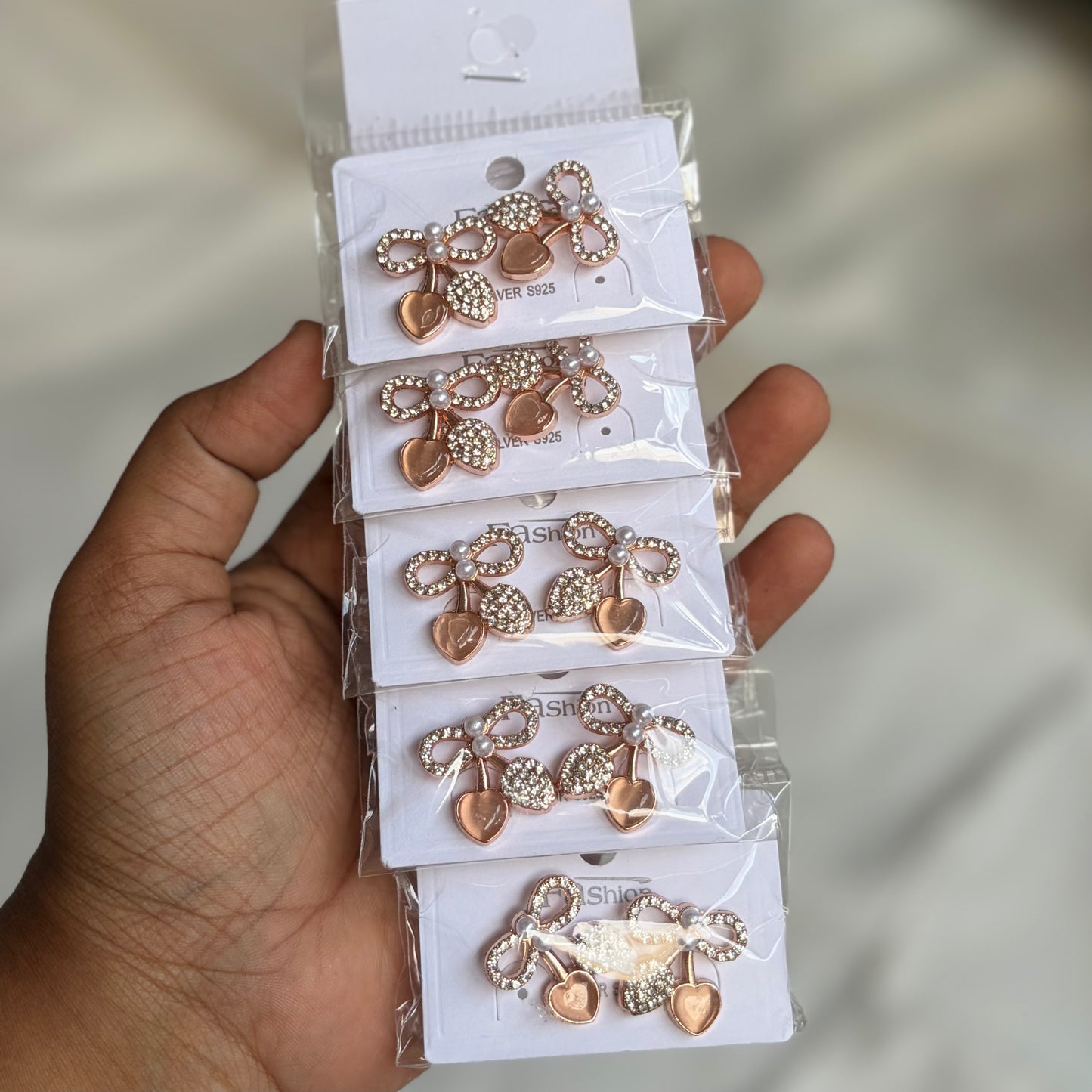 Korean Earrings (5 Pairs)