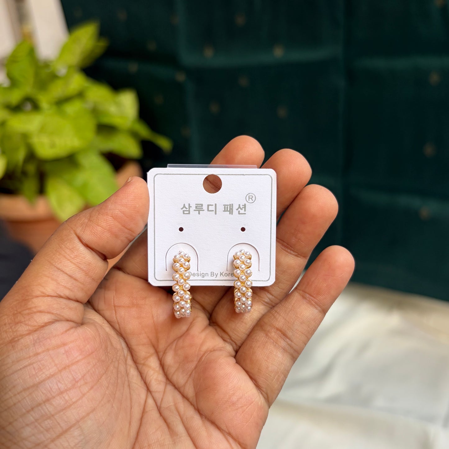 Korean Earrings (5 Pairs)