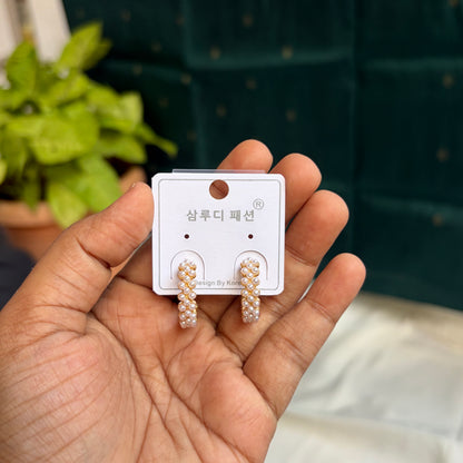 Korean Earrings (5 Pairs)
