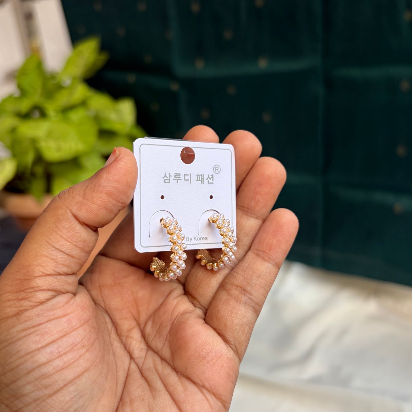 Korean Earrings (5 Pairs)