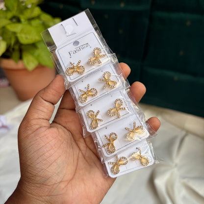 Korean Earrings (5 Pairs)