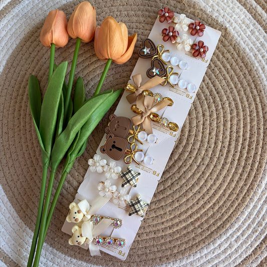 Korean Aligator Hairpins (12 Pieces)