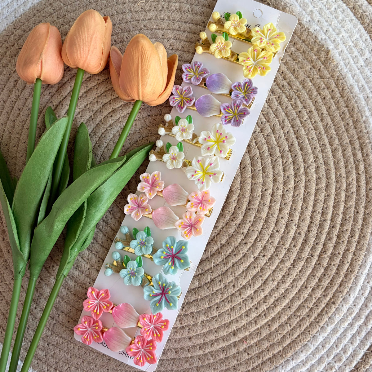 Korean Aligator Hairpins (12 Pieces)