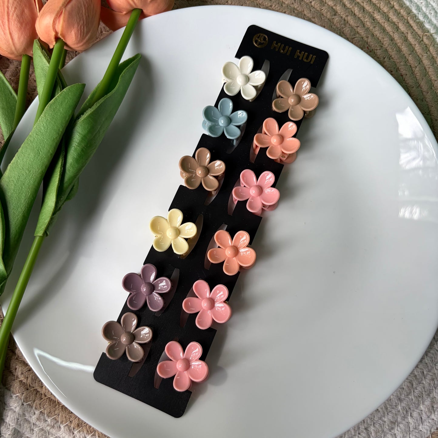 Flower Claws Glossy(12 Pieces)