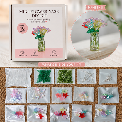Mini Flower Vase Combo Kit (10 Pieces Making Kit)