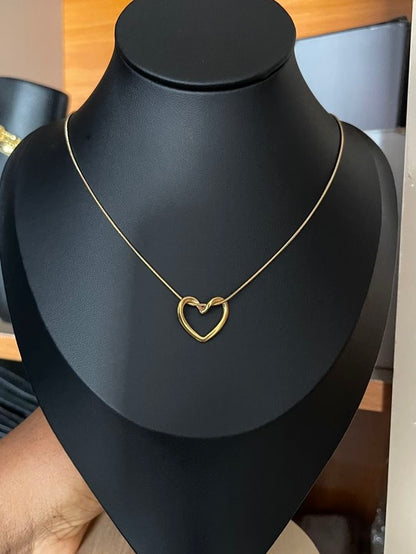 Anti Tarnish Heart Pendent