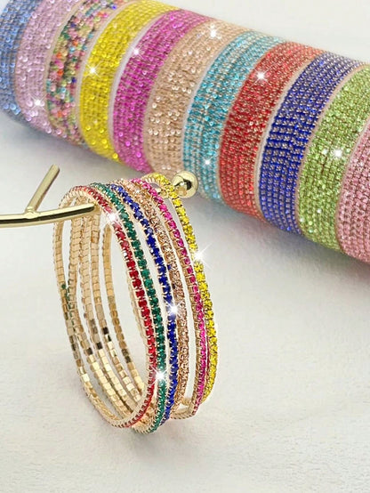 Rhinestones Tennis Bracelets