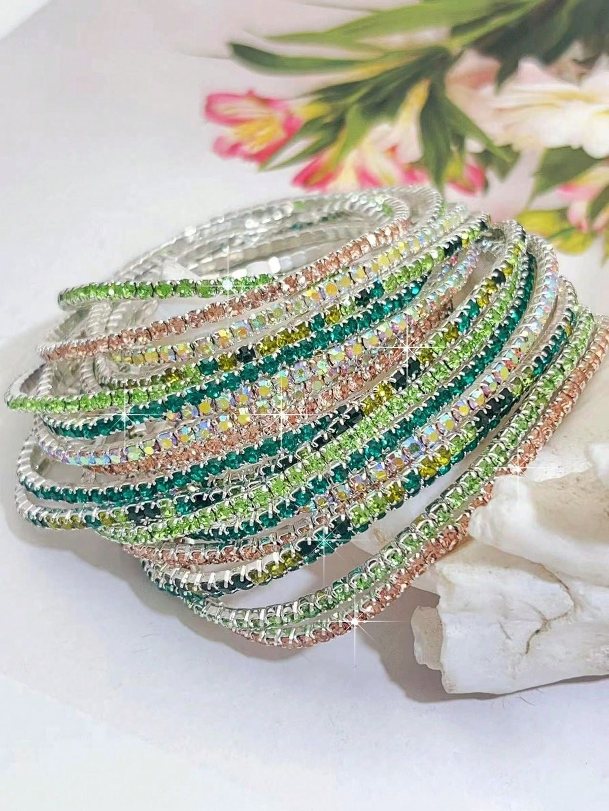 Rhinestones Tennis Bracelets