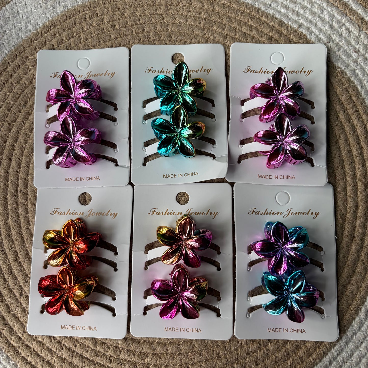 Metallic Dual Colour Claws (12 Pieces )