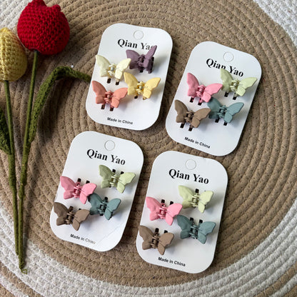 Matte Butterfly Combo Cards (4 Cards)