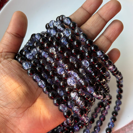 Crackle Beads New (95-100 Beads )8mm
