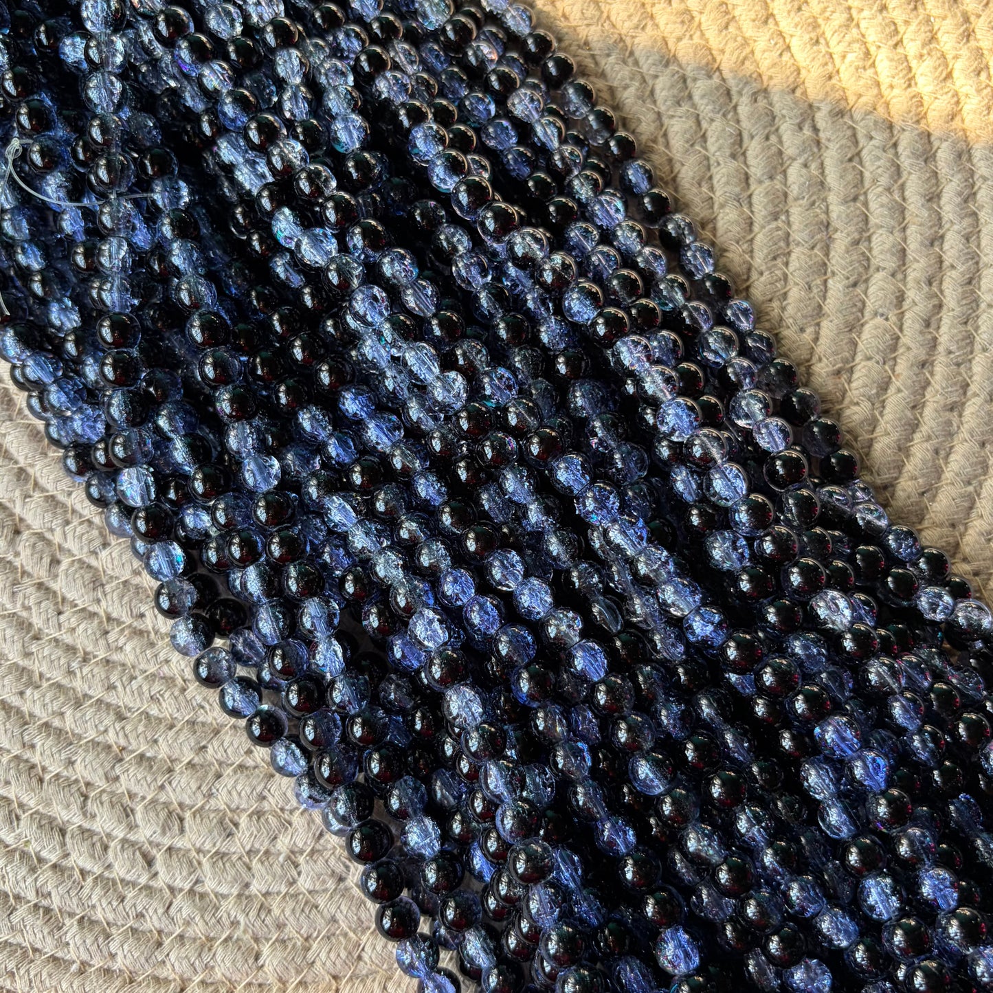 Crackle Beads New (95-100 Beads )8mm