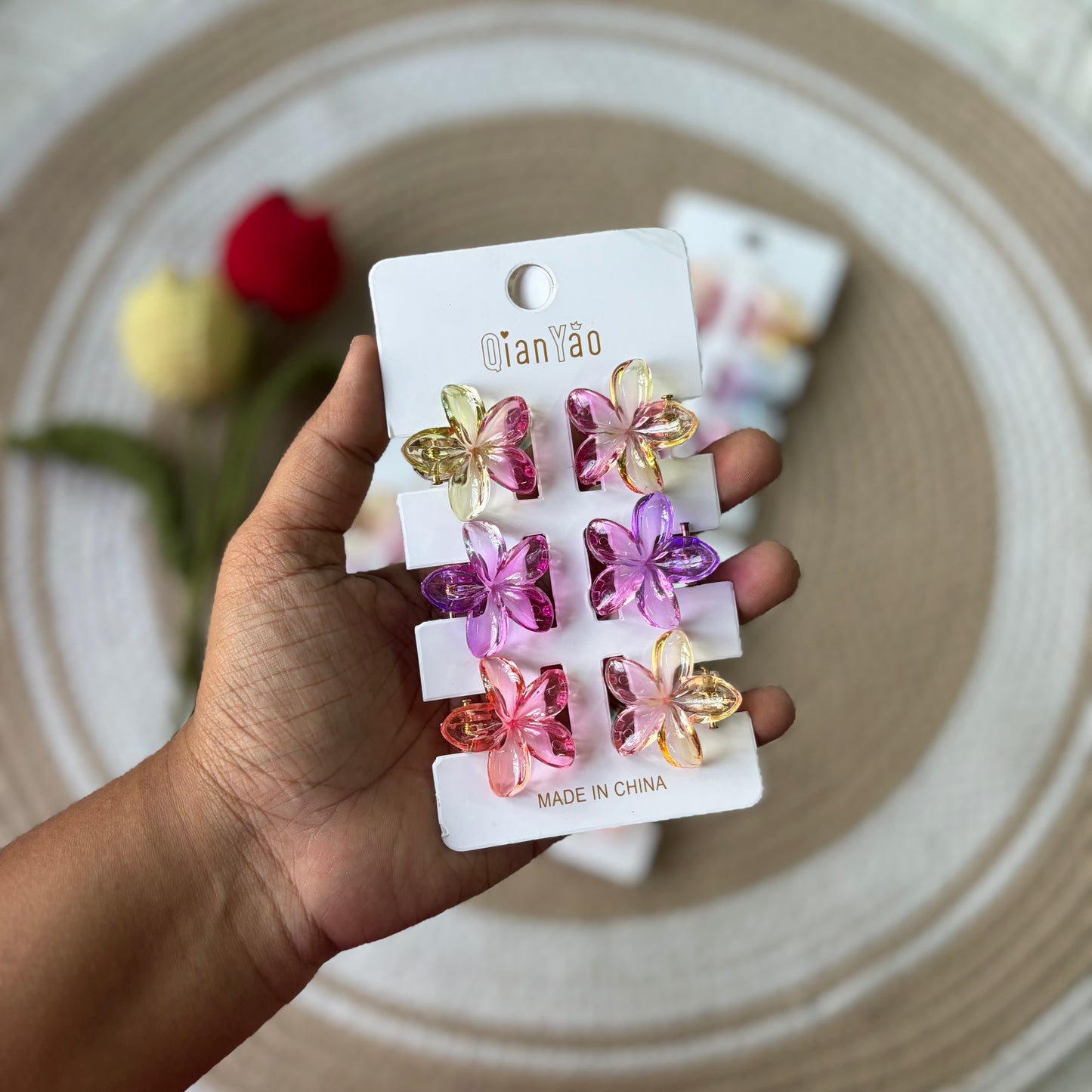Premium Flower Combo Cards (4 Cards)