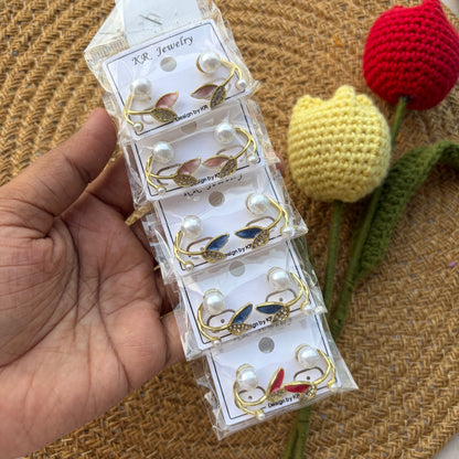 Korean Earrings (5 Pairs)