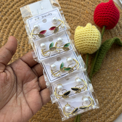 Korean Earrings (5 Pairs)