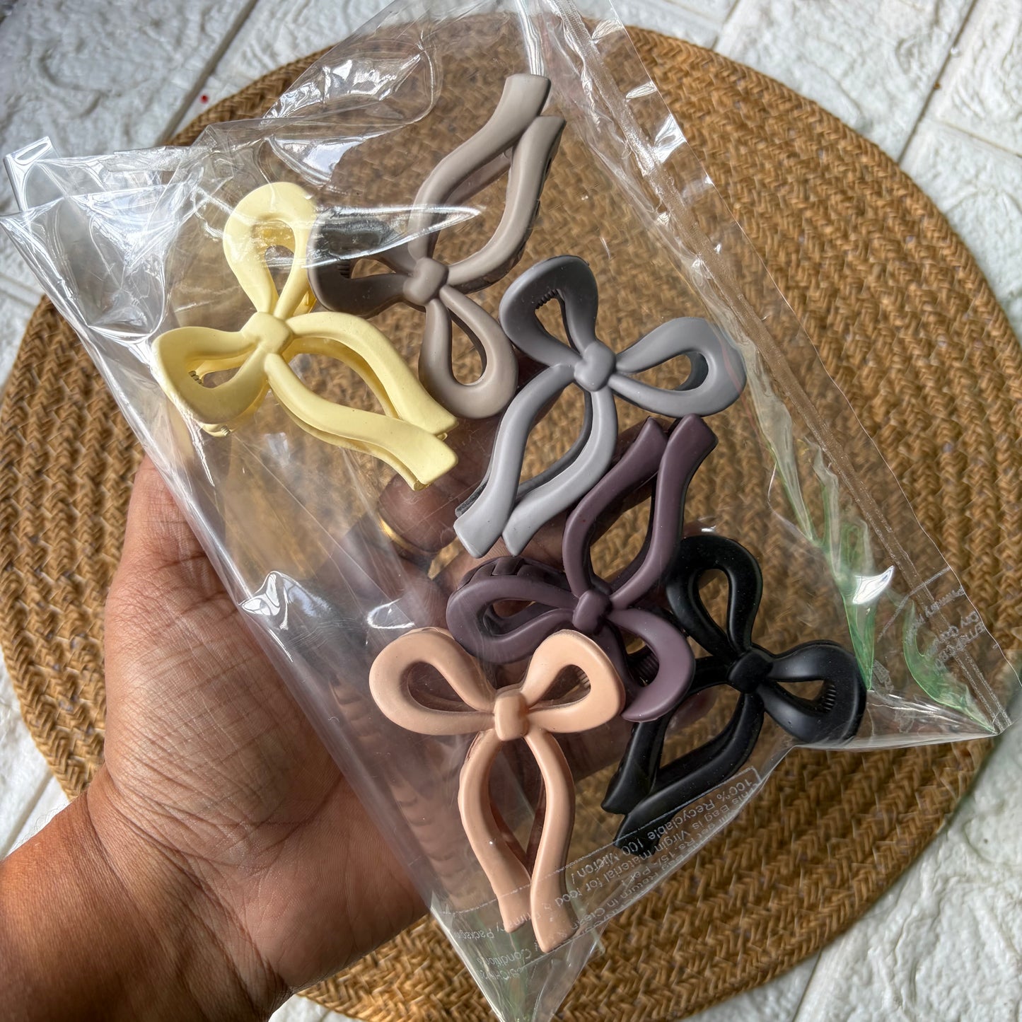 Matte Bow Claws(6 Pieces)