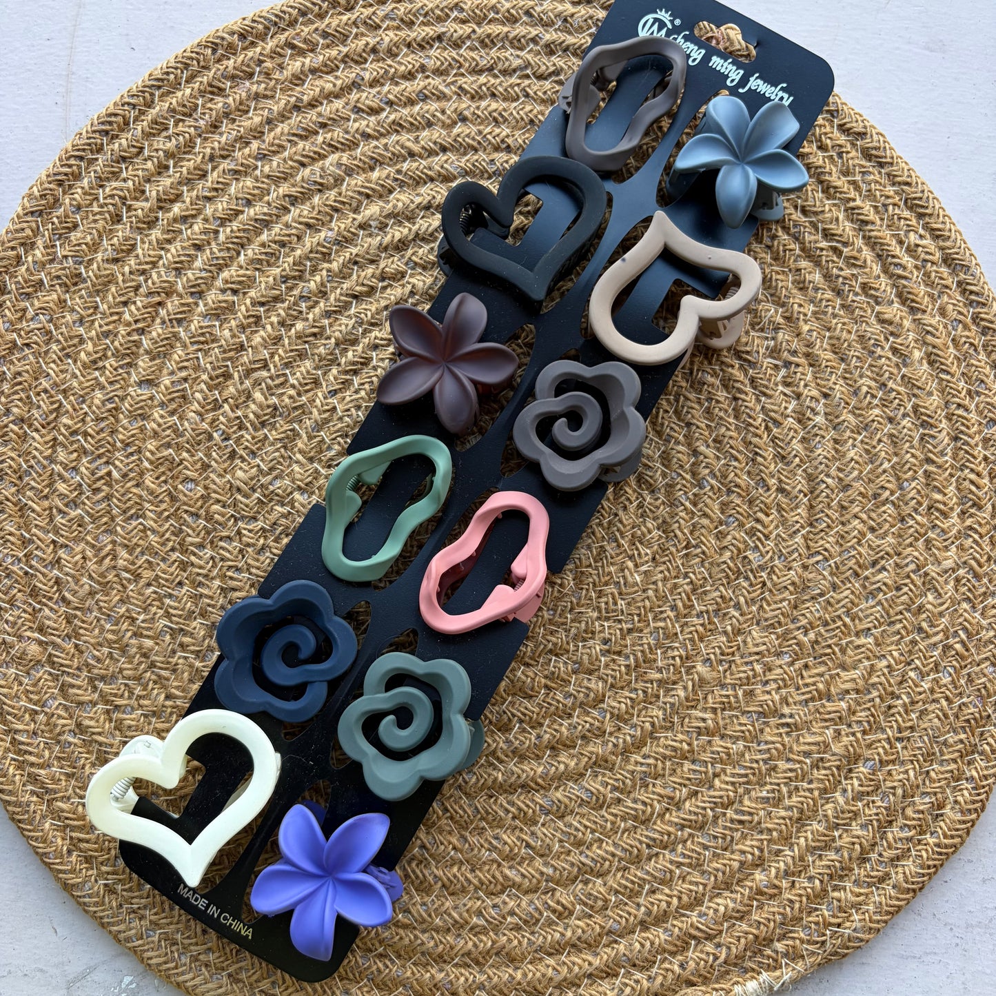 Mix Matte Combo Claws (12 Pieces)
