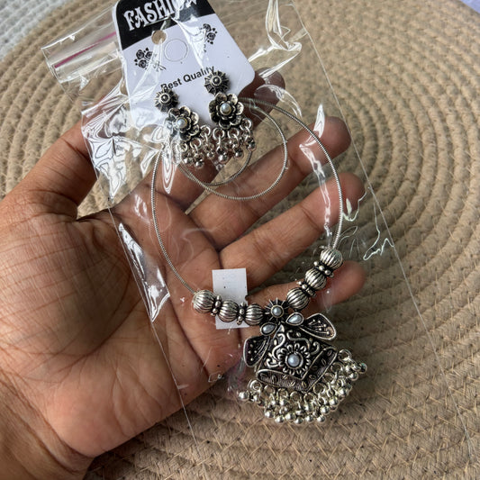 Oxidised Pendent Set