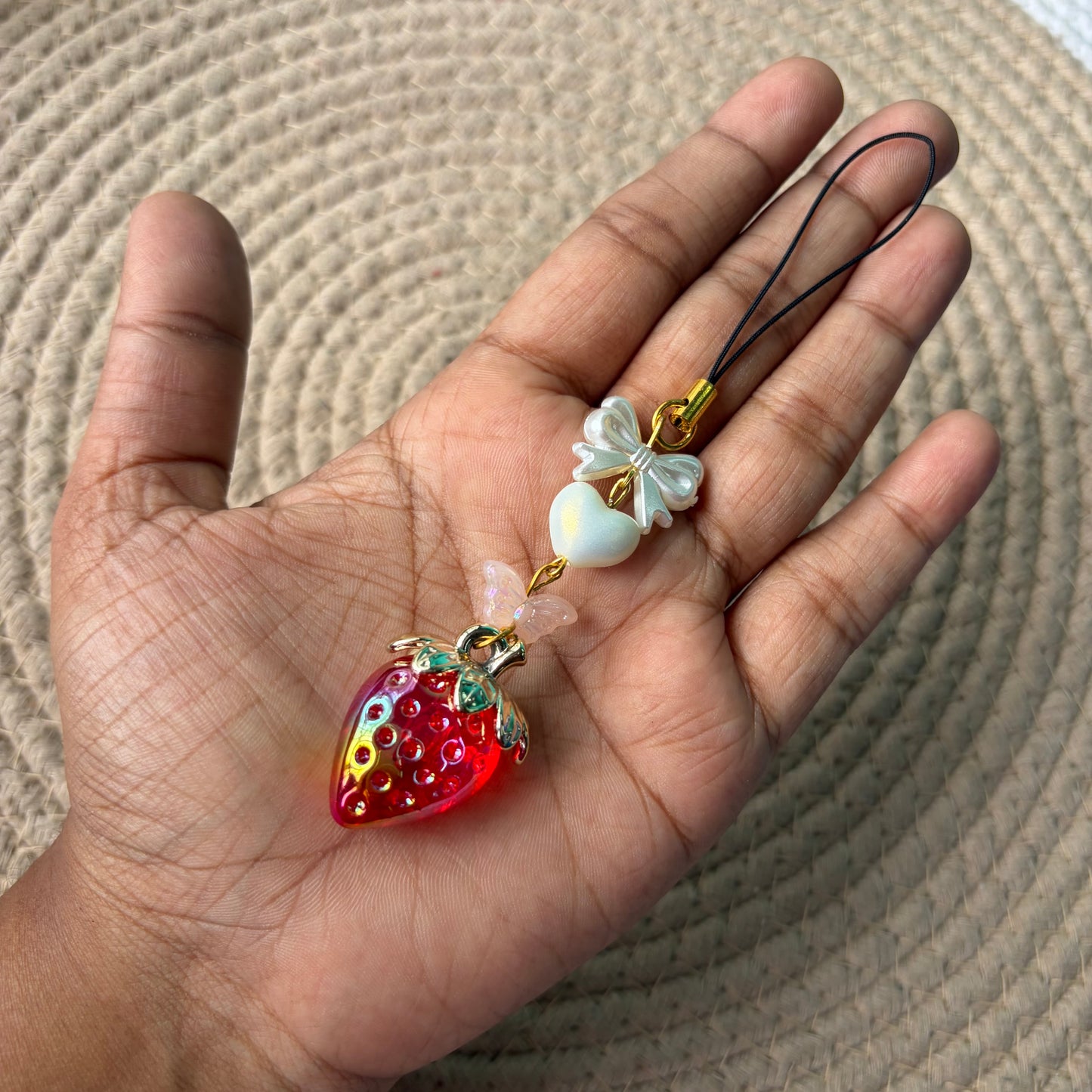 Strawberry Phonecharm
