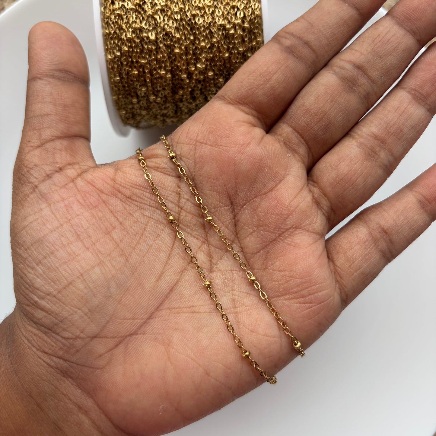 Stainless Steel Bead Chain (1 Meter)