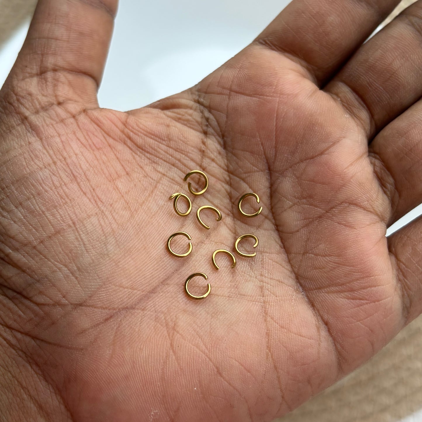 Anti Tarnish Jump rings (Antique) 5 Grams