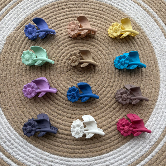 Matte flower claws (12 pcs)