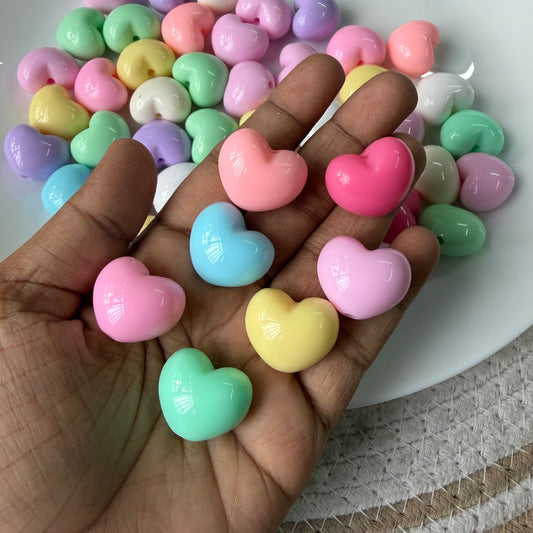 Big Size Glossy Hearts (10 Grams)