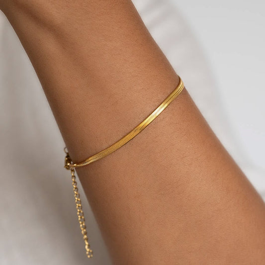 Stainless Steel Snake Chain Bracelet Waterproof