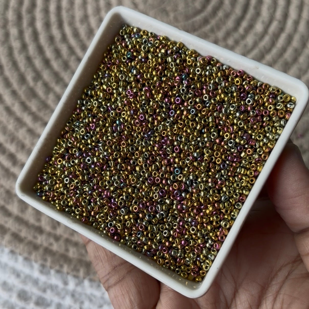 Multi Colour Seed Beads (10 Grams)