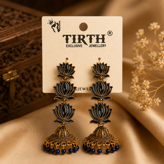 Lotus Earrings