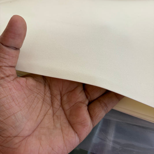 Foamiran Sheet For Jasmine (33* 30cm) Size- 0.8 / Ivory