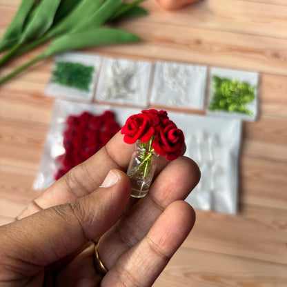 Velvet Miniature Flower Vase Combo Kit (10 Kit Can be made)