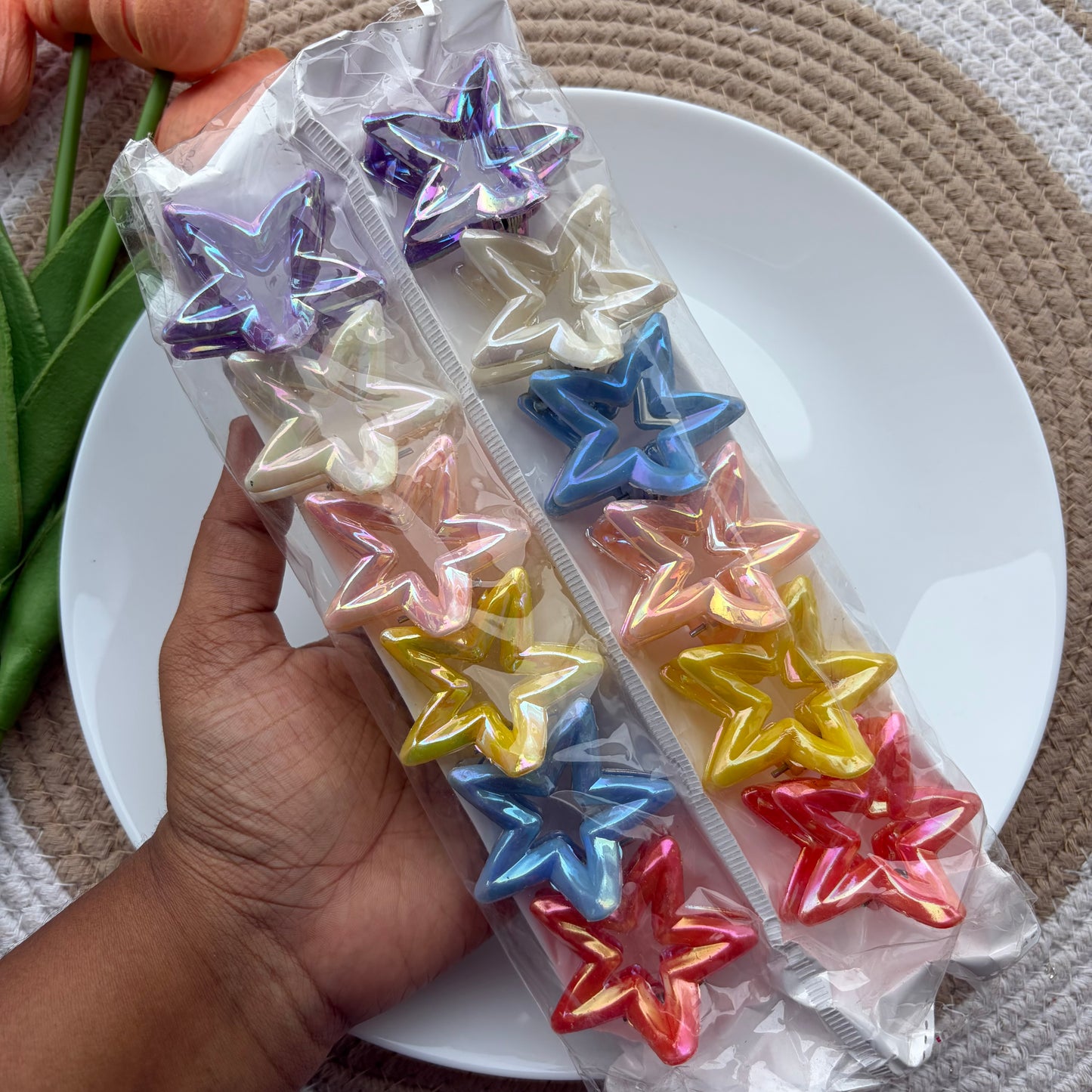 Glossy Star Claws (12 Pieces)