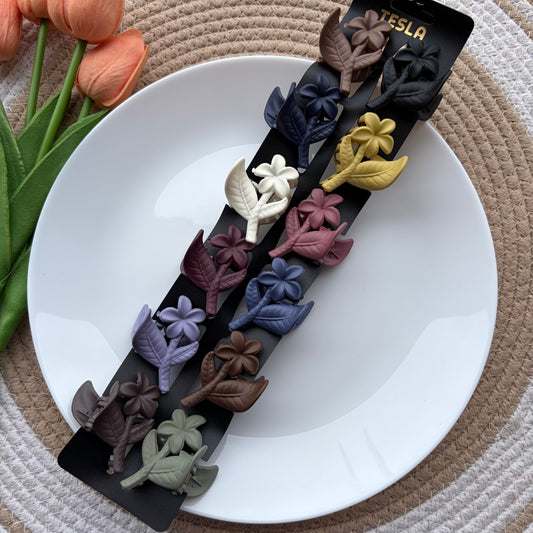 Matte Flower Claws (12 Pieces)