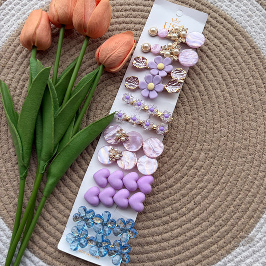 Korean Aligator Hairpins (12 Pieces)
