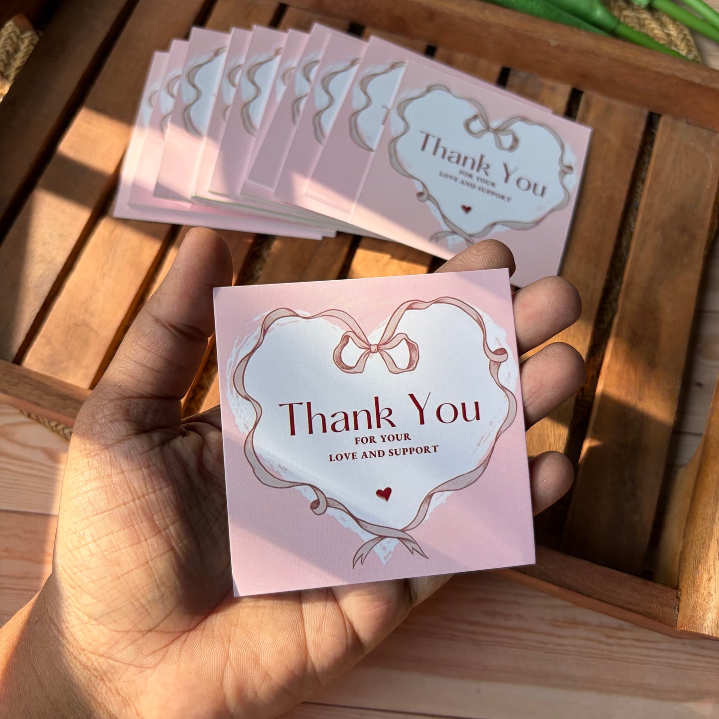 Pintresty Thankyou Cards (3*3 Inch)