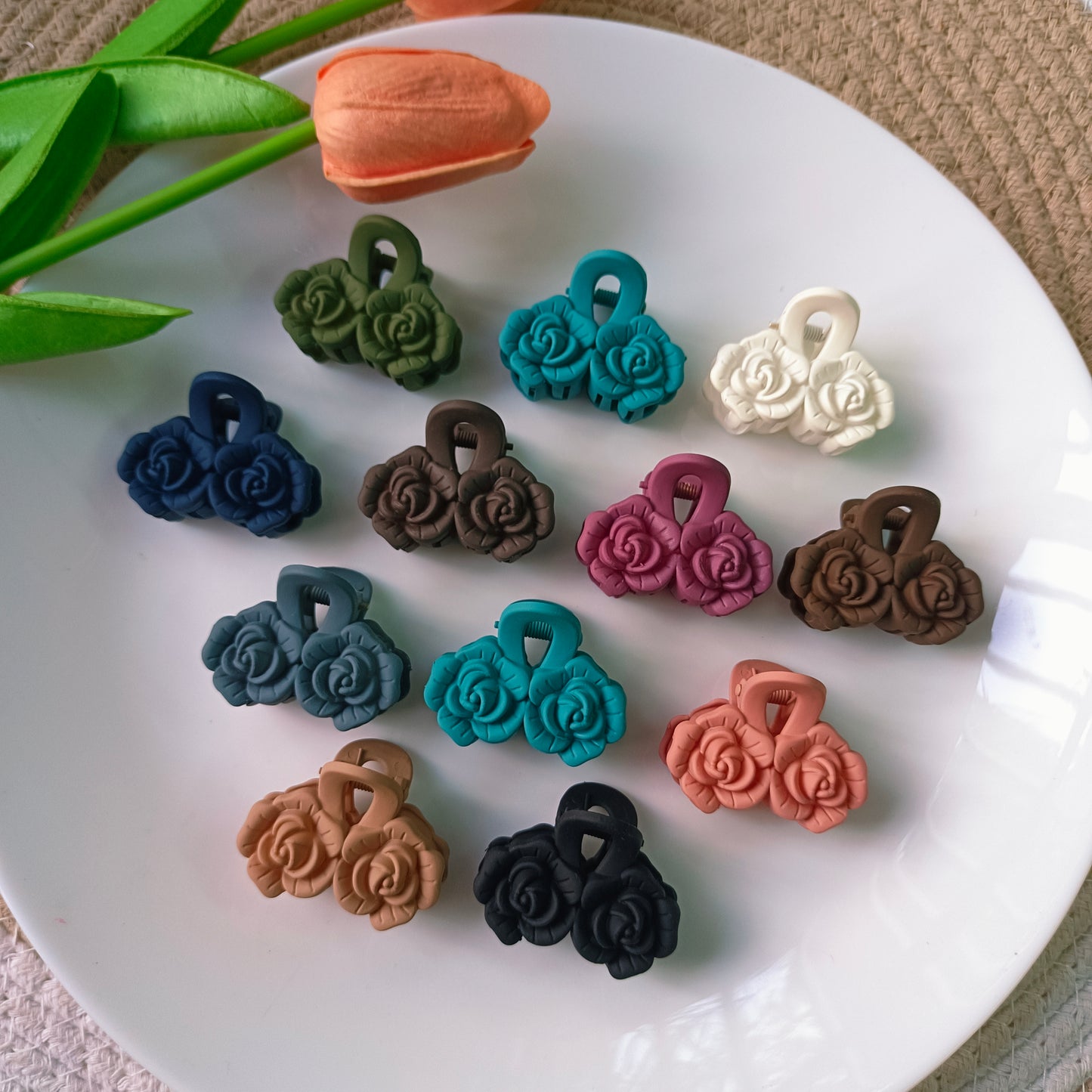 Matte Rose Claws(12 Claws)