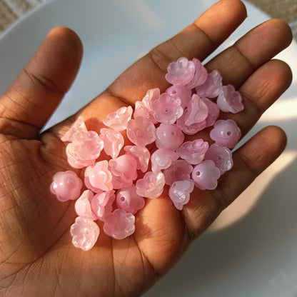 Glass Flowers with leaf