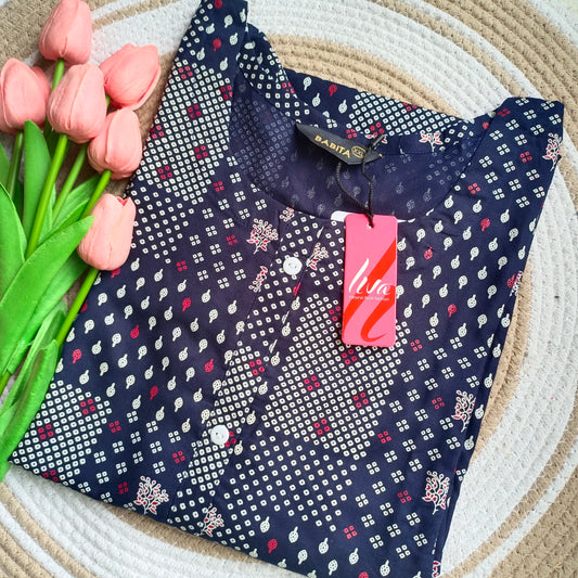 Babita Side Open Kurti